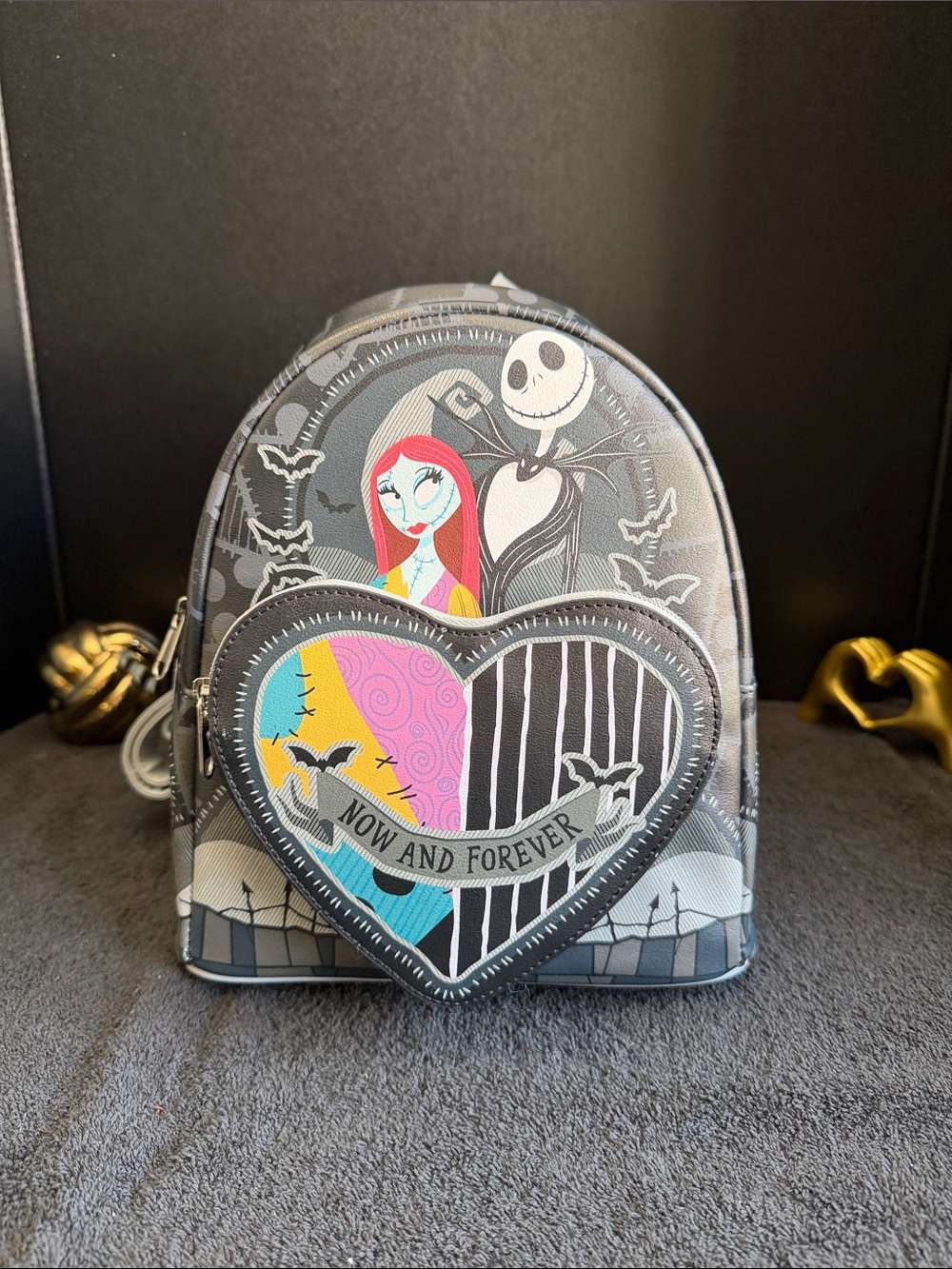 The Nightmare Before Christmas Sally Heart Mini Backpack – Multicolor
